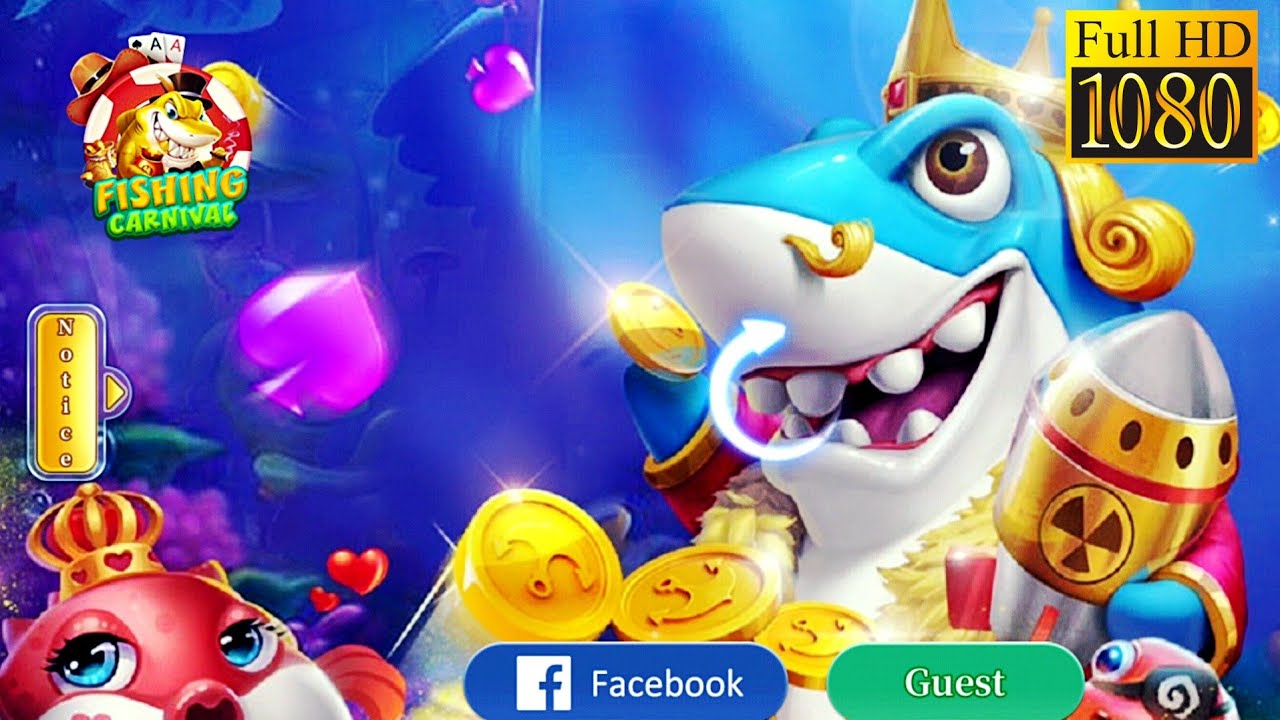 ฉากเกมยิงปลาใต้น้ำพร้อมปืนใหญ่และปลาเป้าหมายบนหน้าจอ